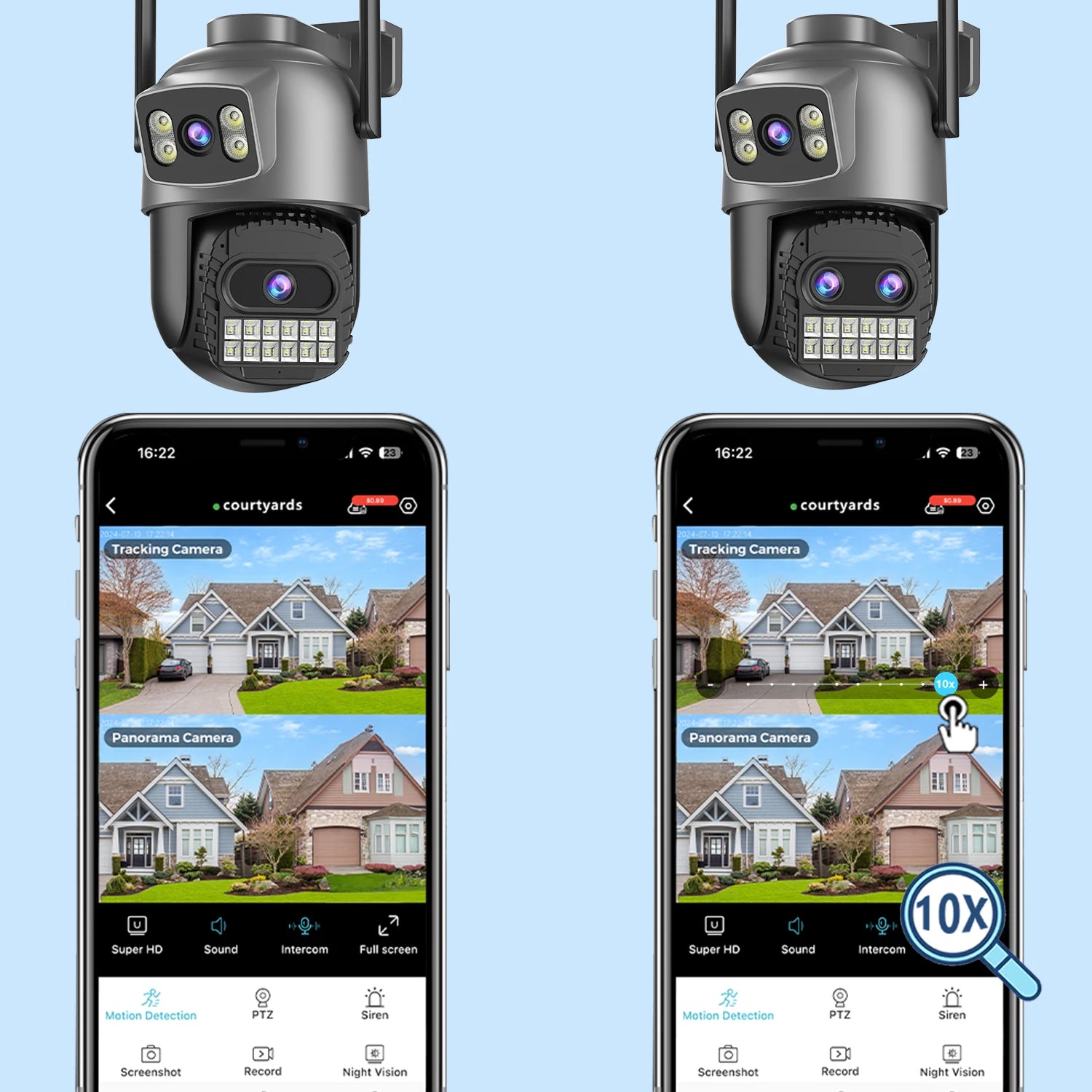 Cámara de Seguridad Besder Ultra 8MP